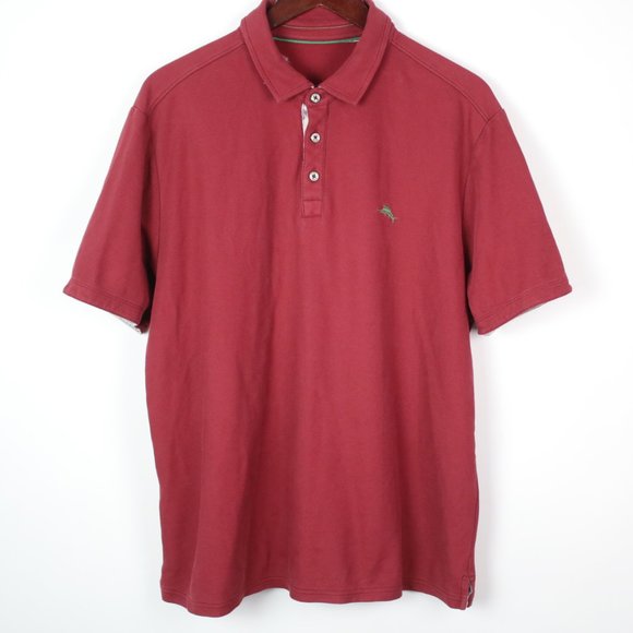 Tommy Bahama Mens XL Pima Cotton Poly Polo Shirt - Picture 2 of 5